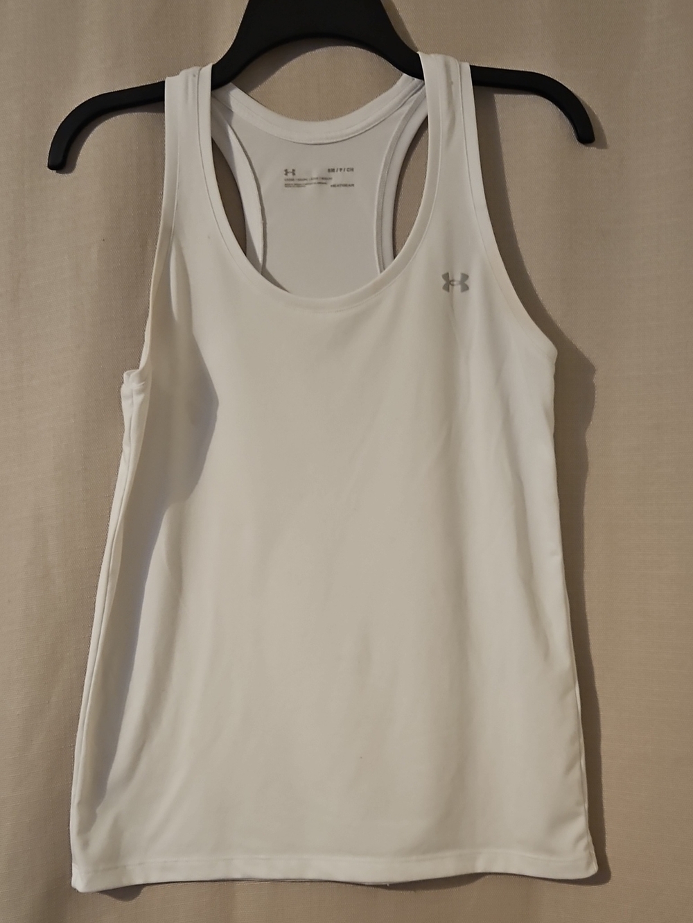 Under Armour White Racerback Training Tank